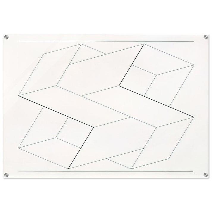 STRUCTURAL CONSTELLATION 1962 - Josef Albers Acrylic Print - 70x100 cm / 28x40″ inches