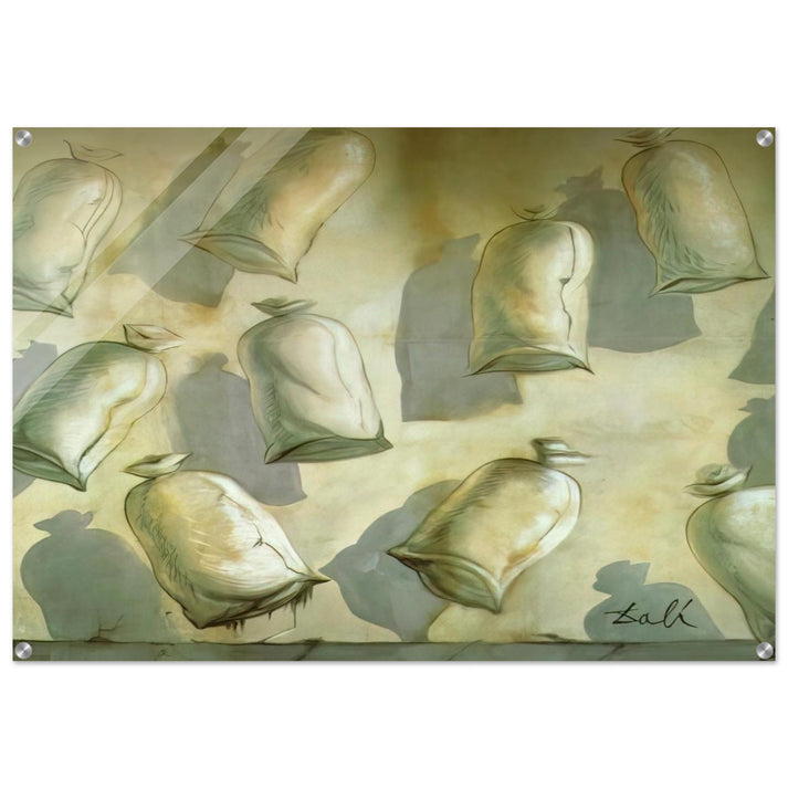 SET DESIGN FOR THE BALLET LOS SACOS DEL MOLINERO 2 - Salvador Dali Acrylic Print - 70x100 cm / 28x40″ inches | Salvador Dali Wall Art | Salvador Dali Prints