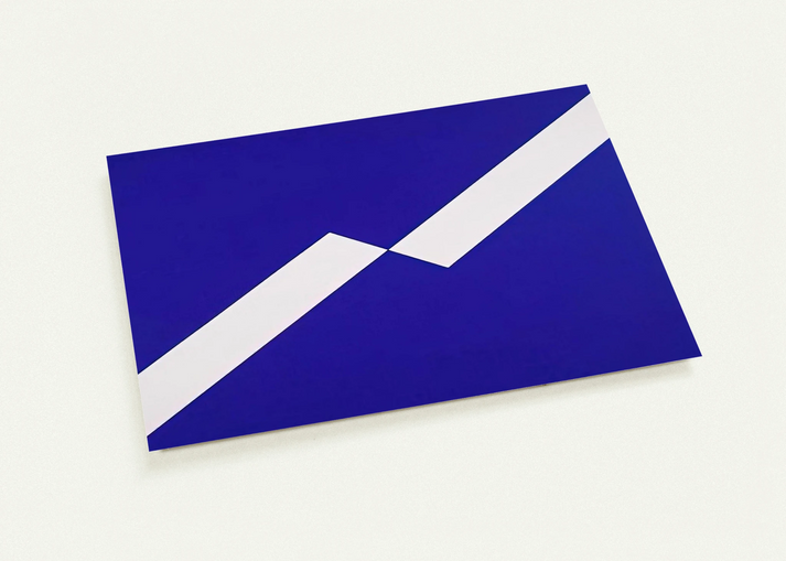 Encounter - 2009 By Carmen Herrera Pack of 10 Post Cards | Carmen Herrera Post Cards | A6 (10.5 x 14.8 cm) - 4.1 x 5.8 inches