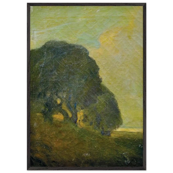 Landscape - Tonalism - Xavier Martinez 70x100 cm / 28x40 inches Framed Art Print – Black Wooden Frame