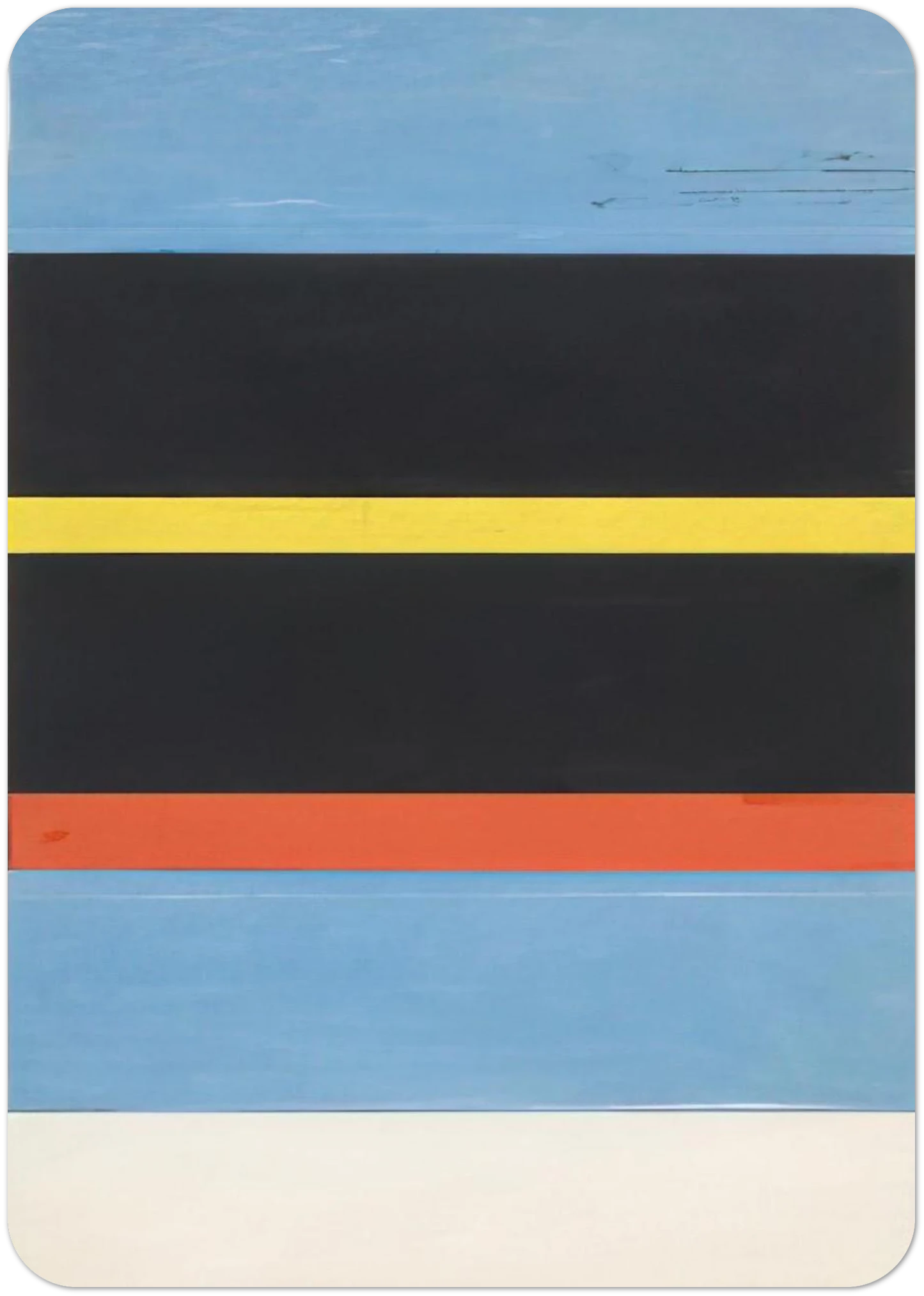 Boats in Sanary Harbor By Ellsworth Kelly Pack of 10 Post Cards | Ellsworth Kelly Post Cards | A6 (10.5 x 14.8 cm) - 4.1 x 5.8 inches