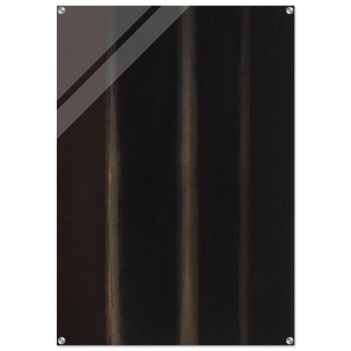 Umber Black - 1974 - Yun Hyong-keun Acrylic Print - 70x100 cm / 28x40″ inches | Yun Hyong-keun Wall Art | Yun Hyong-keun Prints