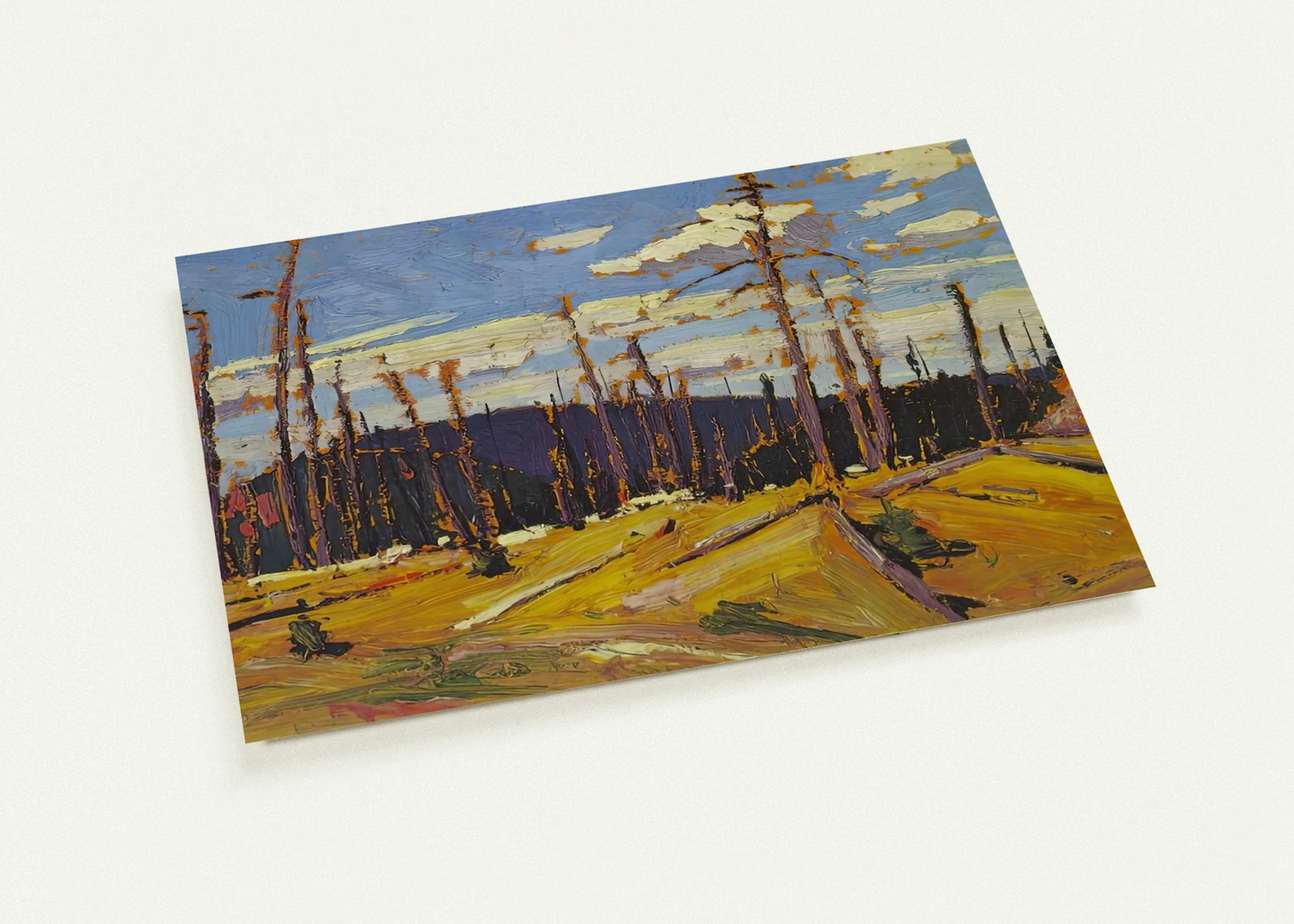 BURNT OVER FOREST 1916 By Tom Thomson Pack of 10 Post Cards | Tom Thomson Post Cards | A6 (10.5 x 14.8 cm) - 4.1 x 5.8 inches