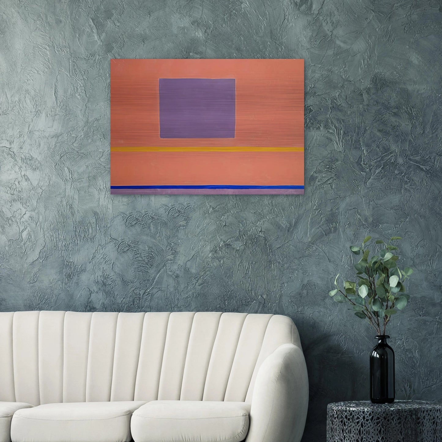 Olivet Sun-Box #II - 1967 - Theodoros Stamos Brushed Aluminum Print - 70x100 cm / 28x40 inches | Theodoros Stamos Aluminum Print | Theodoros Stamos Prints