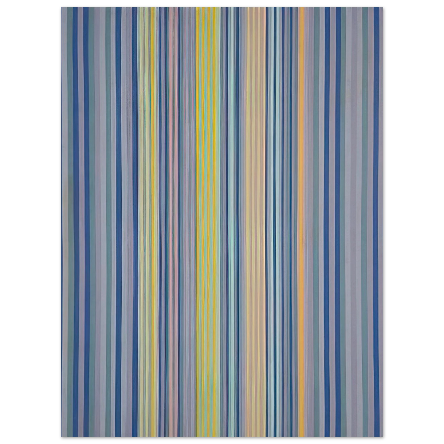 Gene Davis - Midnight Watch - 1976 75x100 cm / 30x40inches Fine Art Poster