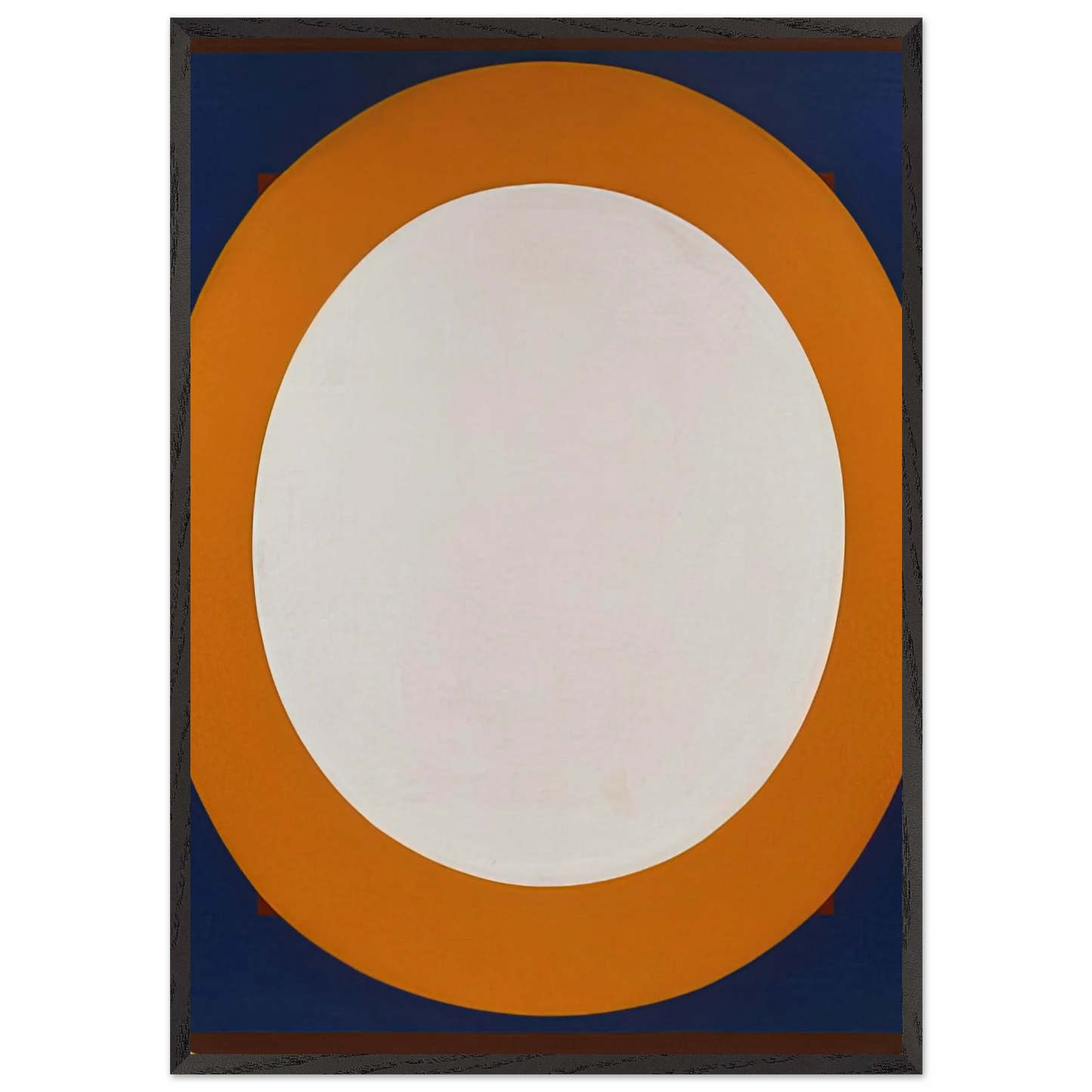 Mao - Al Held 70x100 cm / 28x40 inches Framed Art Print – Black Wooden Frame