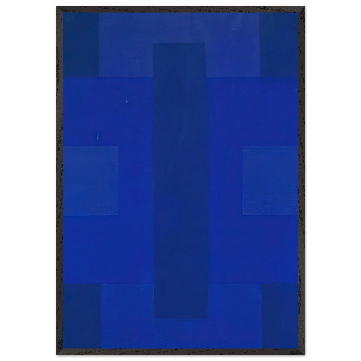 Blue Painting - 1953 - Ad Reinhardt 70x100 cm / 28x40 inches Framed Art Print – Black Wooden Frame