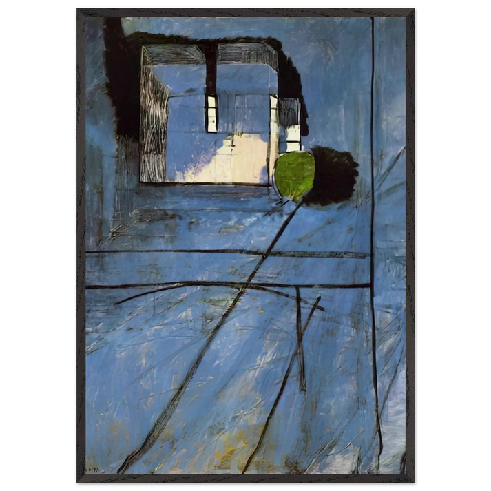 VIEW OF NOTRE DAME 1914 - Henri Matisse 70x100 cm / 28x40 inches Framed Art Print – Black Wooden Frame