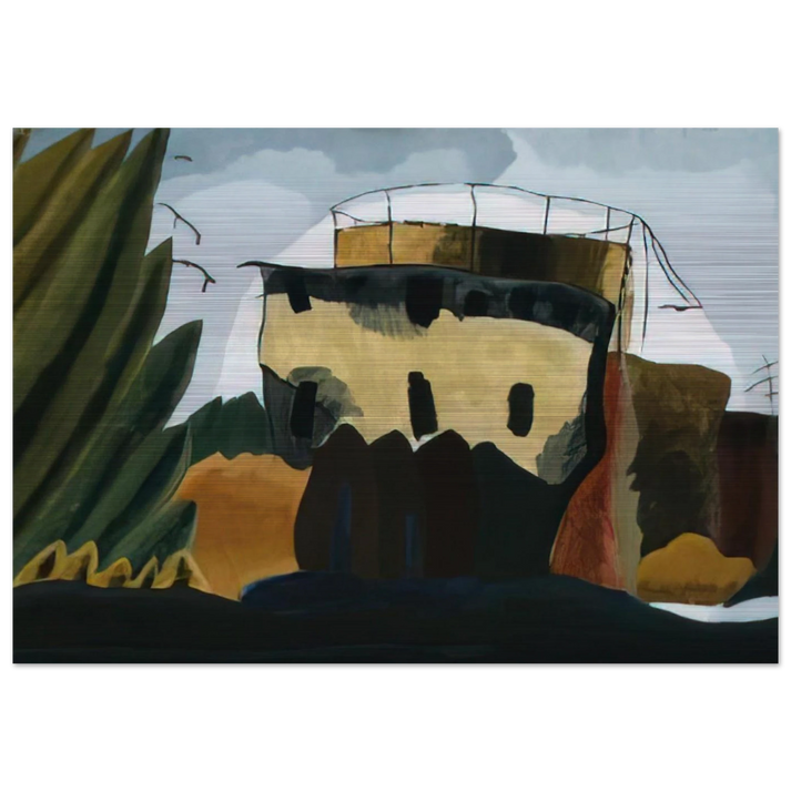 Tanks - 1938 - Arthur Dove Brushed Aluminum Print - 70x100 cm / 28x40 inches | Arthur Dove Aluminum Print | Arthur Dove Prints