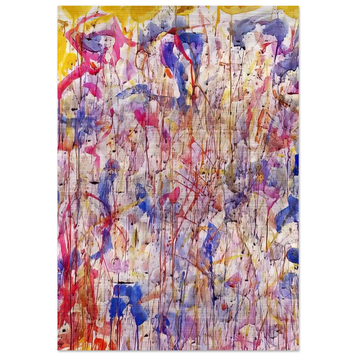 Untitled SF57-008 - Sam Francis Brushed Aluminum Print - 70x100 cm / 28x40 inches | Sam Francis Aluminum Print | Sam Francis Prints