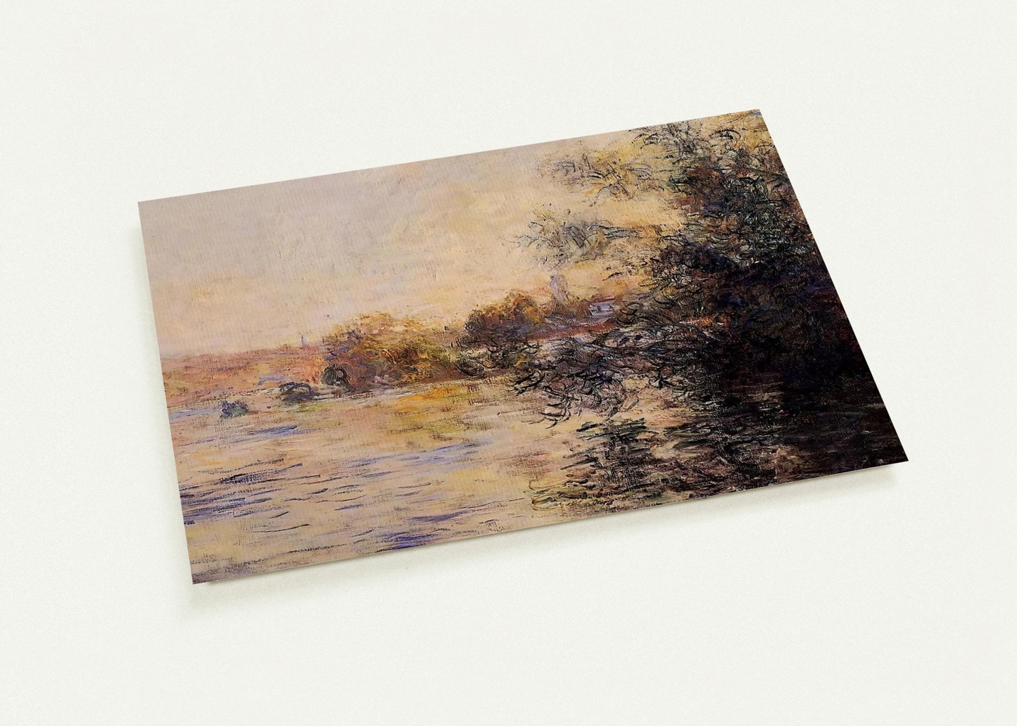 Evening Effect of the Seine By claude monet Pack of 10 Post Cards | claude monet Post Cards | A6 (10.5 x 14.8 cm) - 4.1 x 5.8 inches