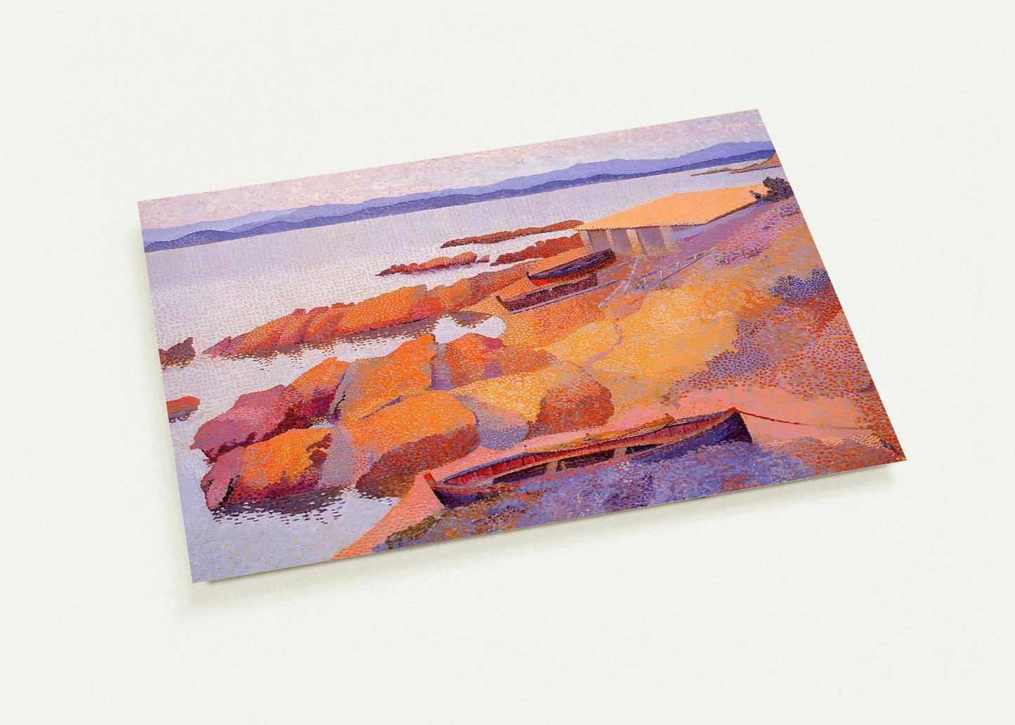 Coast Near Antibes By Henri-Edmond Cross Pack of 10 Post Cards | Henri-Edmond Cross Post Cards | A6 (10.5 x 14.8 cm) - 4.1 x 5.8 inches