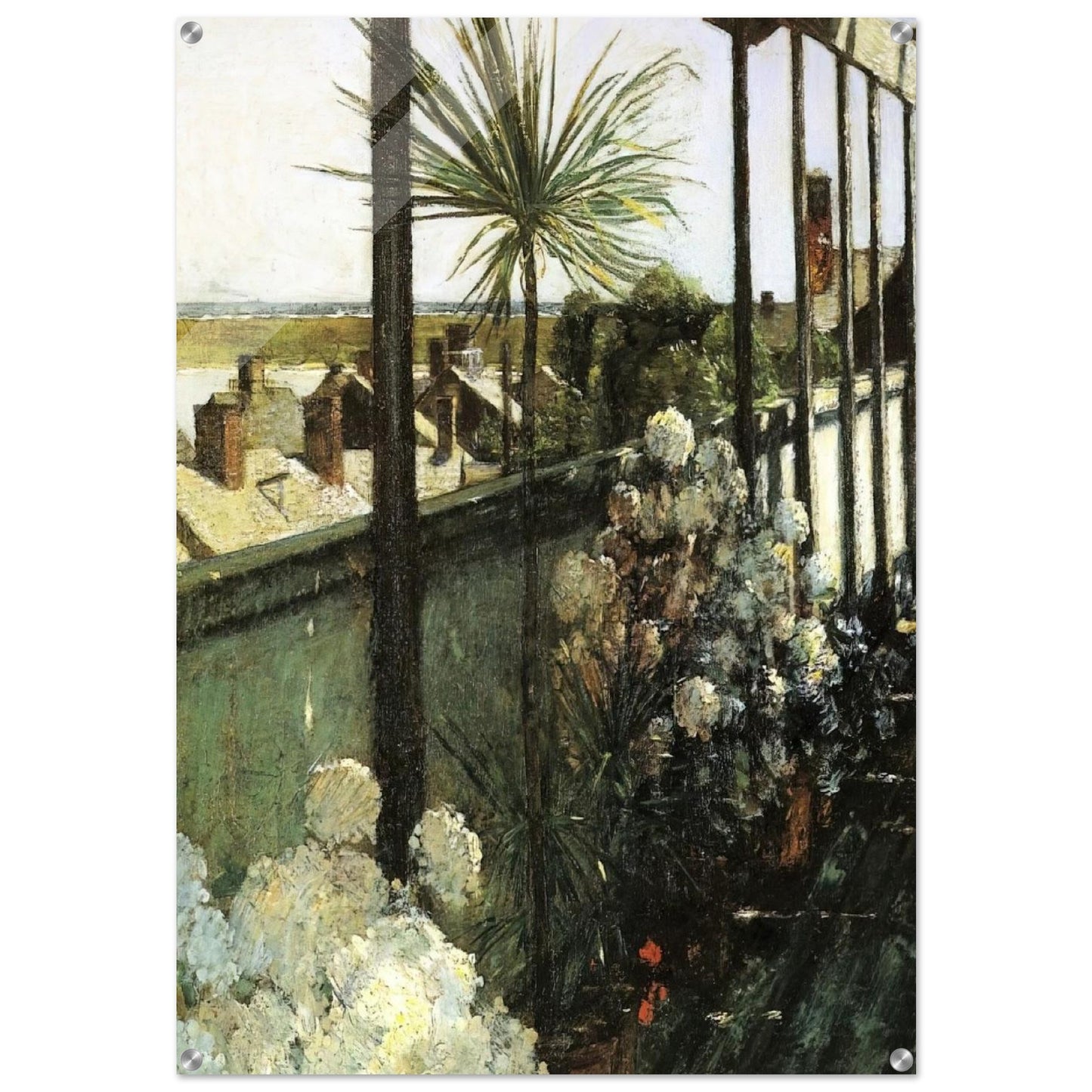Afternoon in Nantucket - Childe Hassam Acrylic Print - 70x100 cm / 28x40″ inches