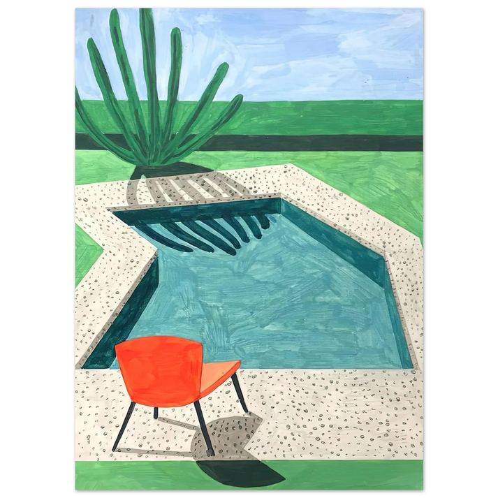David Hockney - David Hockney Wall art - 60x80 cm / 24x32 inches - Fine Art Poster-canvas - -