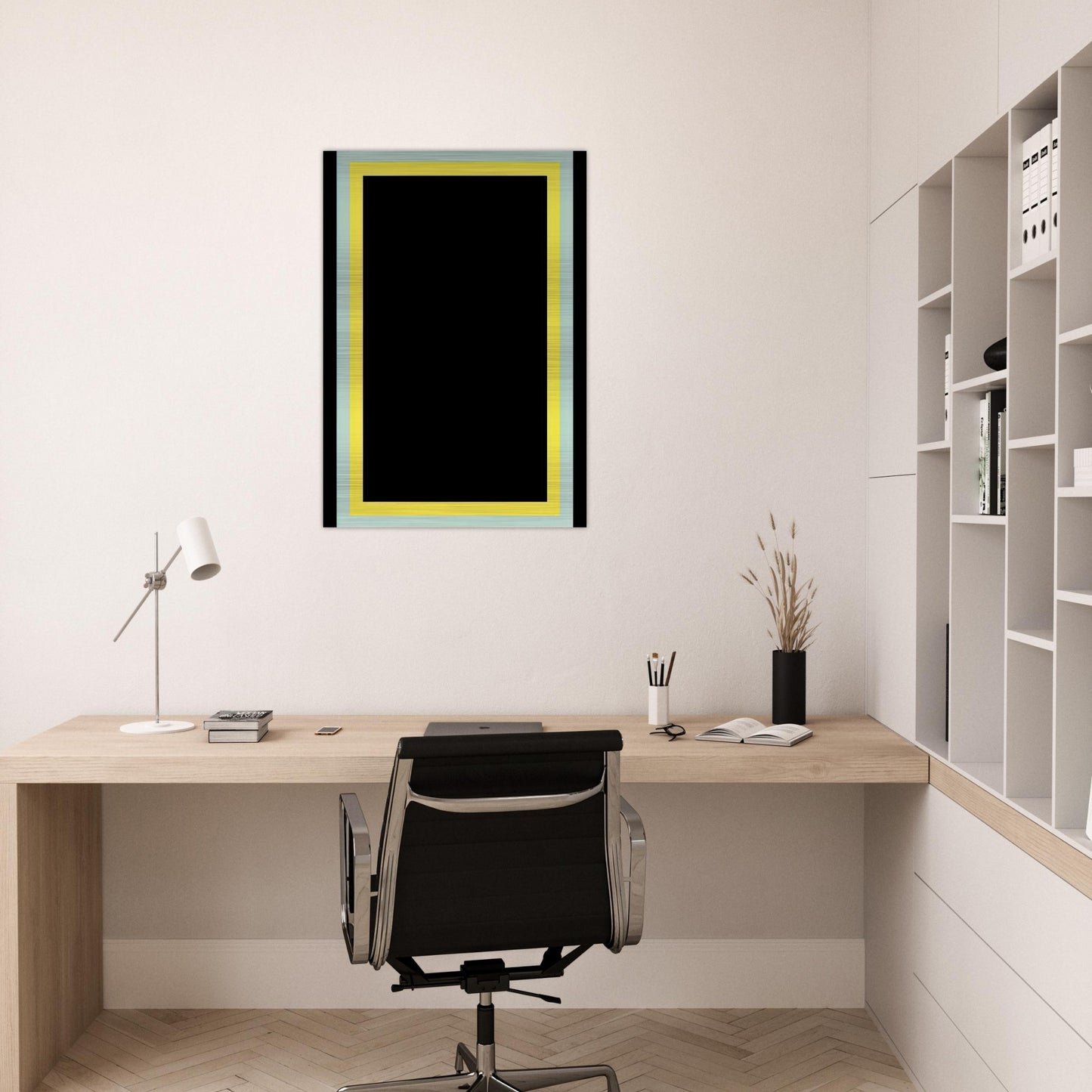 Series Painting 8 - 1966 - Ronnie Landfield Brushed Aluminum Print - 70x100 cm / 28x40 inches | Ronnie Landfield Aluminum Print | Ronnie Landfield Prints