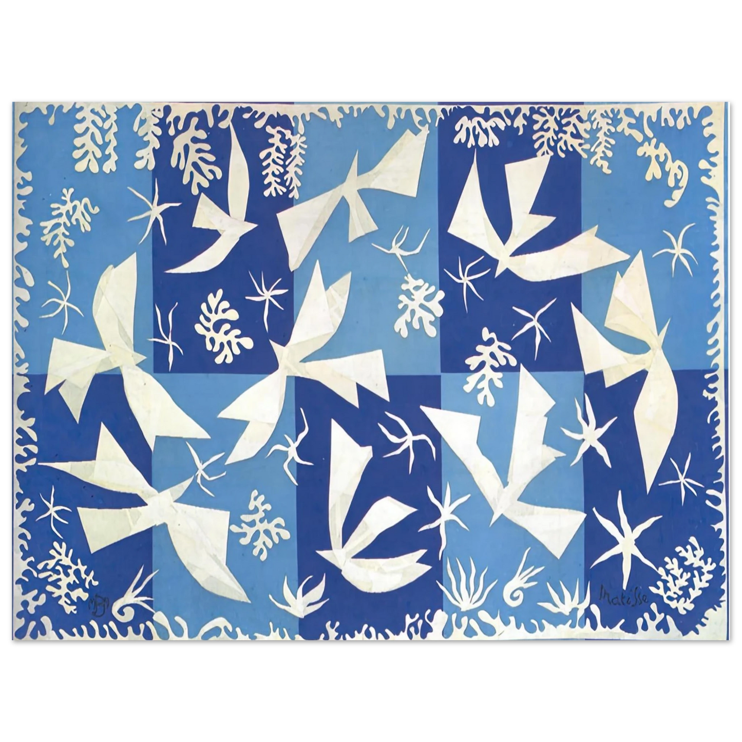 Henri Matisse - POLYNESIA THE SKY 1946 75x100 cm / 30x40inches Fine Art Poster