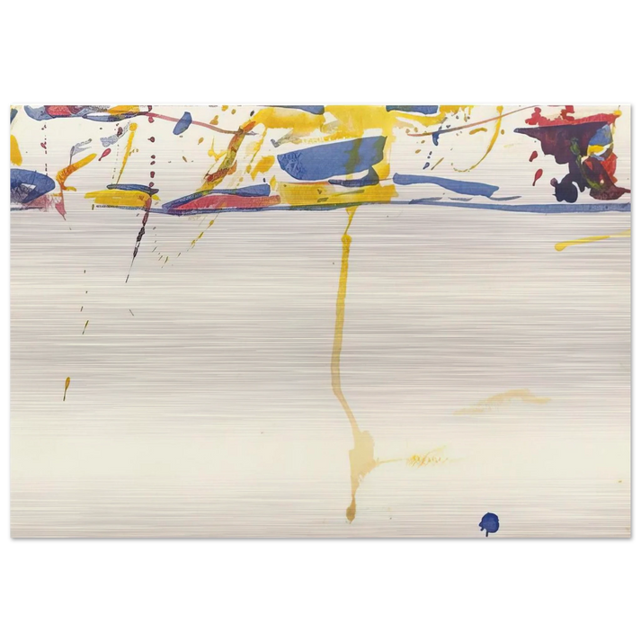 SF59-040 - Sam Francis Brushed Aluminum Print - 70x100 cm / 28x40 inches | Sam Francis Aluminum Print | Sam Francis Prints