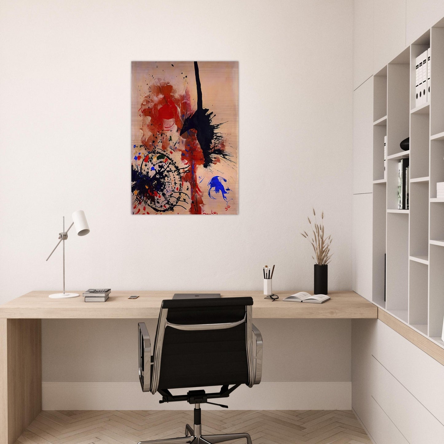 The Prey - Hans Hofmann Brushed Aluminum Print - 70x100 cm / 28x40 inches | Hans Hofmann Aluminum Print | Hans Hofmann Prints