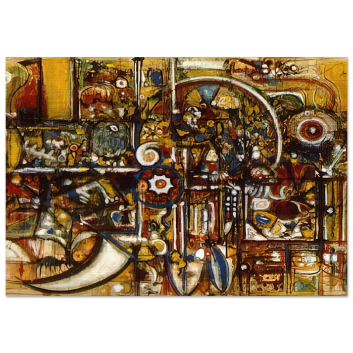 Opaque Harmony - Richard Pousette-Dart Brushed Aluminum Print - 70x100 cm / 28x40 inches | Richard Pousette-Dart Aluminum Print | Richard Pousette-Dart Prints