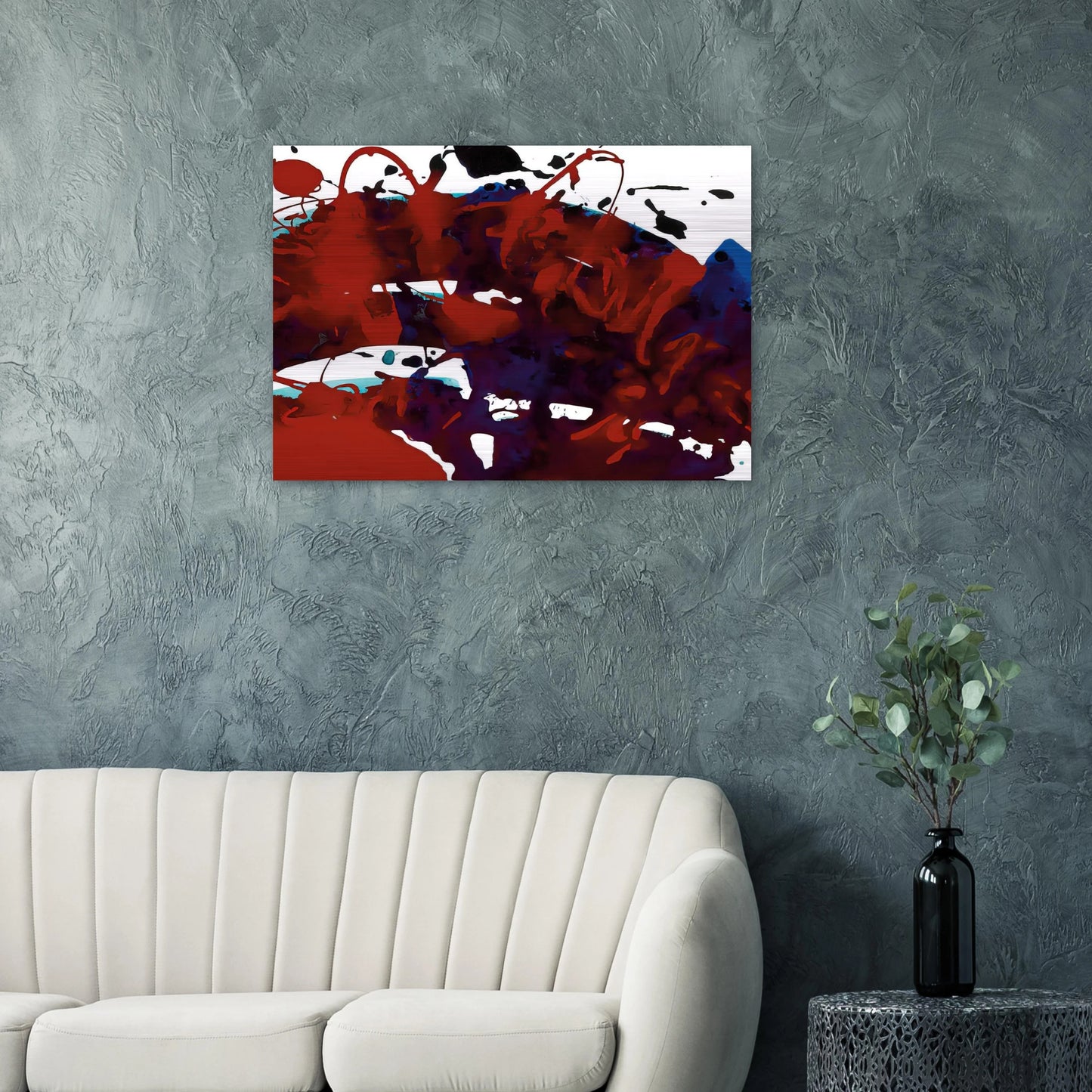Untitled SFP94-11 sff 1694 - Sam Francis Brushed Aluminum Print - 70x100 cm / 28x40 inches | Sam Francis Aluminum Print | Sam Francis Prints
