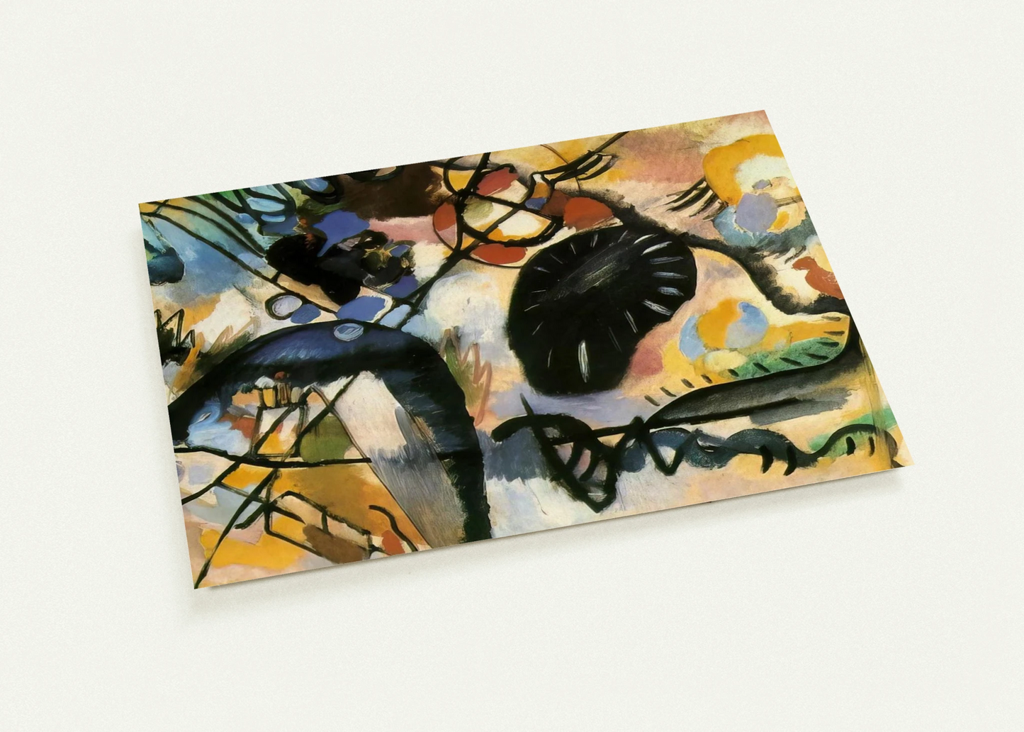 BLACK SPOT 1912 By Wassily Kandinsky Pack of 10 Post Cards | Wassily Kandinsky Post Cards | A6 (10.5 x 14.8 cm) - 4.1 x 5.8 inches