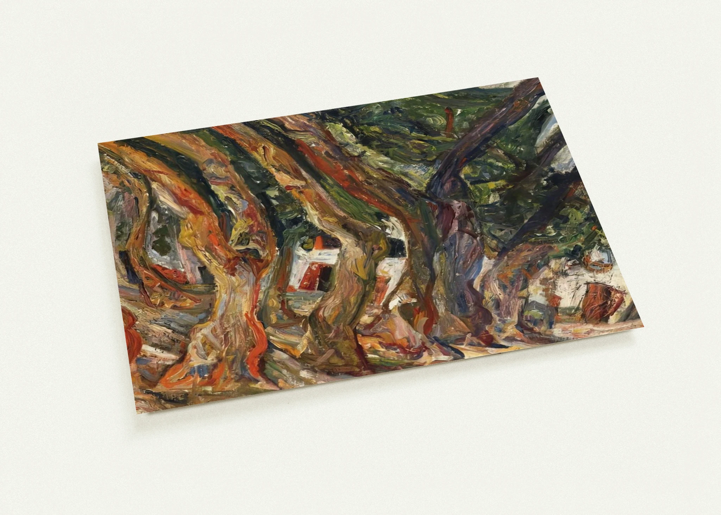 PLANE TREES AT CERET 1920 0 By Chaim Soutine Pack of 10 Post Cards | Chaim Soutine Post Cards | A6 (10.5 x 14.8 cm) - 4.1 x 5.8 inches