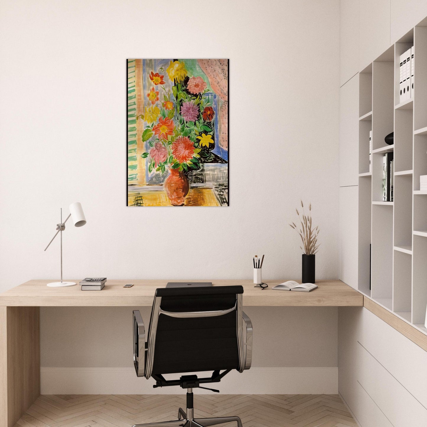 GRAND BOUQUET - Moise Kisling Brushed Aluminum Print - 70x100 cm / 28x40 inches | Moise Kisling Aluminum Print | Moise Kisling Prints