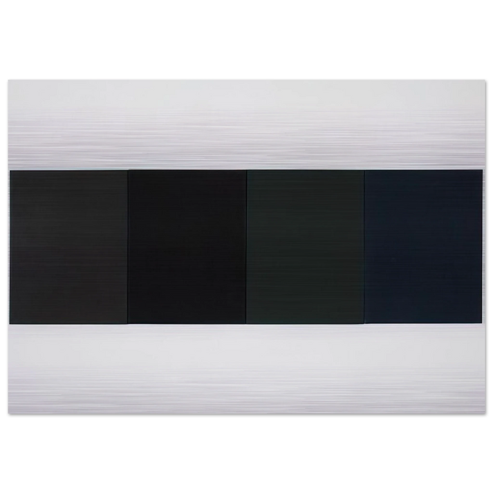 Green Study - 1982 - Brice Marden Brushed Aluminum Print - 70x100 cm / 28x40 inches | Brice Marden Aluminum Print | Brice Marden Prints