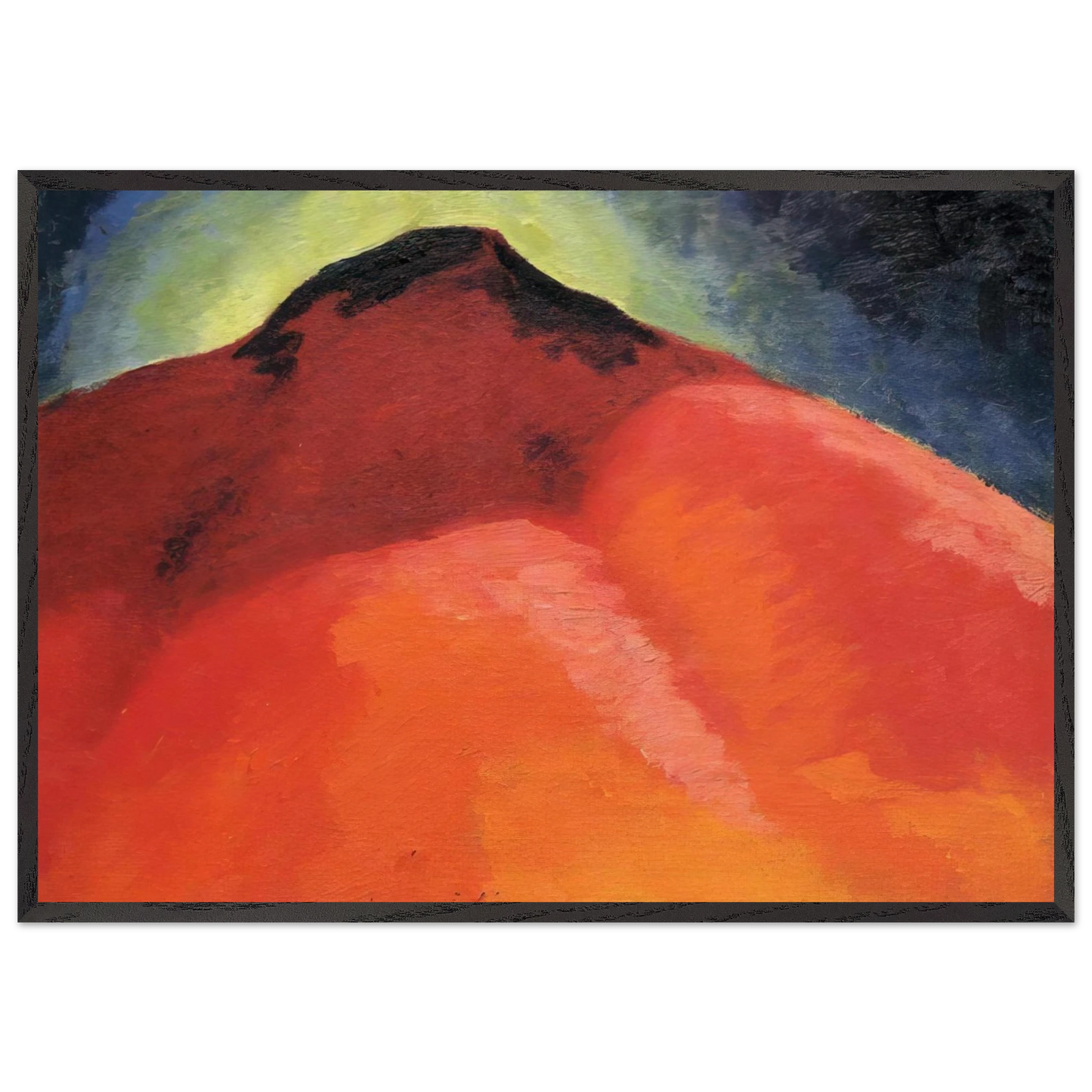 Special - Georgia OKeeffe 70x100 cm / 28x40 inches Framed Art Print – Black Wooden Frame
