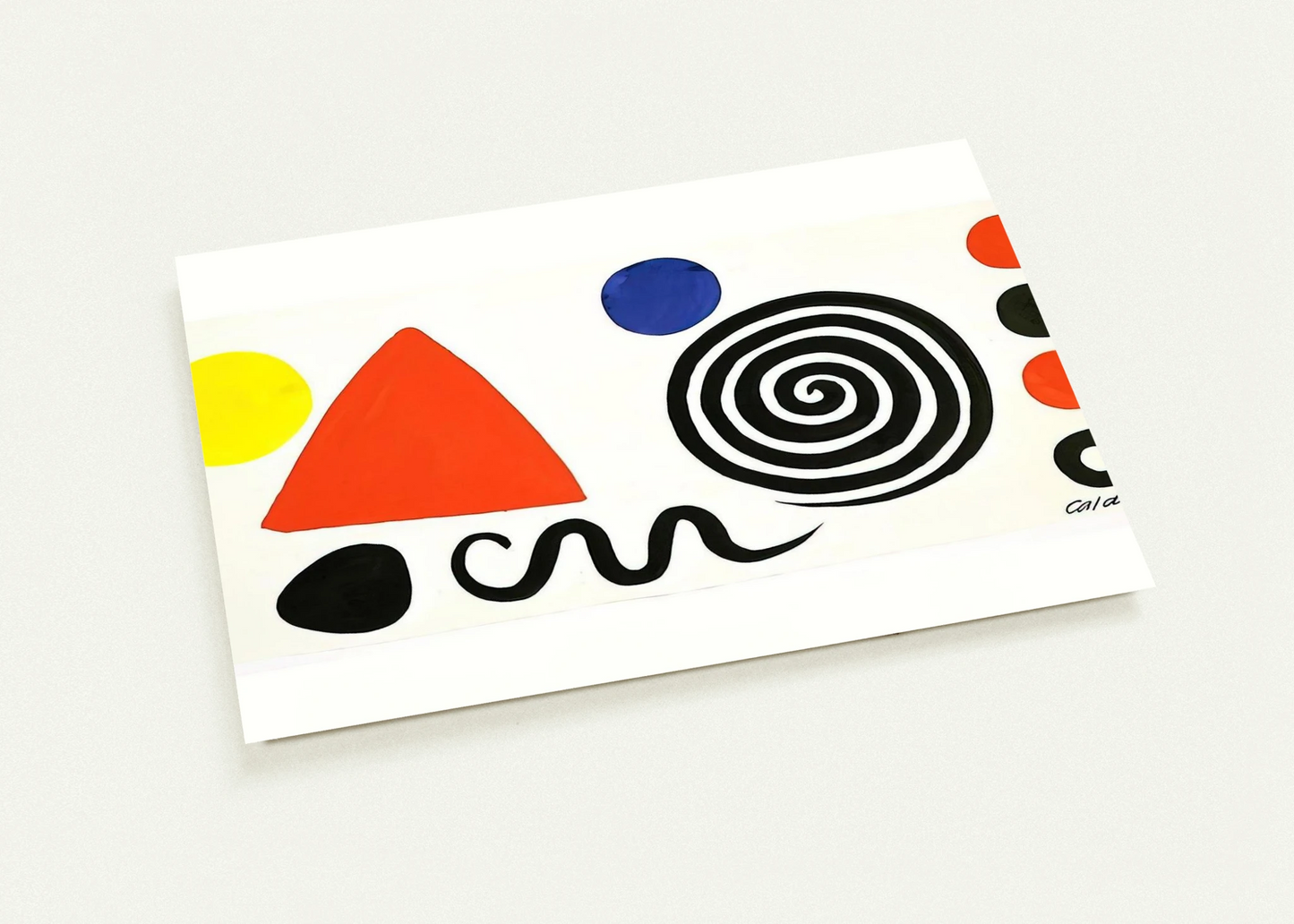 ABSTRACTION 1966 By Alexander Calder Pack of 10 Post Cards | Alexander Calder Post Cards | A6 (10.5 x 14.8 cm) - 4.1 x 5.8 inches