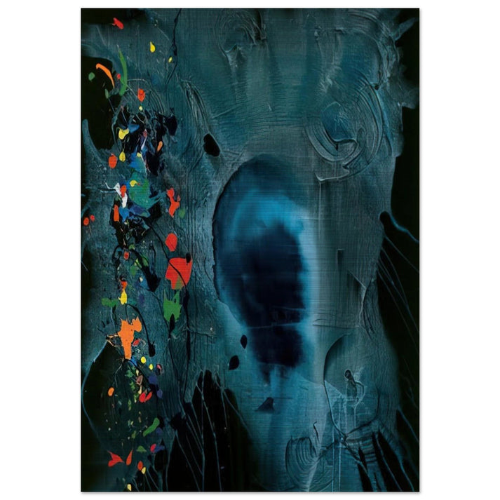 Love and Grief 5.4.006 - 2006 - John Hoyland Brushed Aluminum Print - 70x100 cm / 28x40 inches | John Hoyland Aluminum Print | John Hoyland Prints