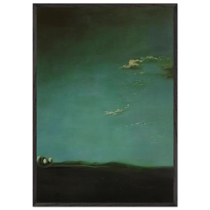 HYPNAGOGIC MONUMENT - Salvador Dali 70x100 cm / 28x40 inches Framed Art Print – Black Wooden Frame