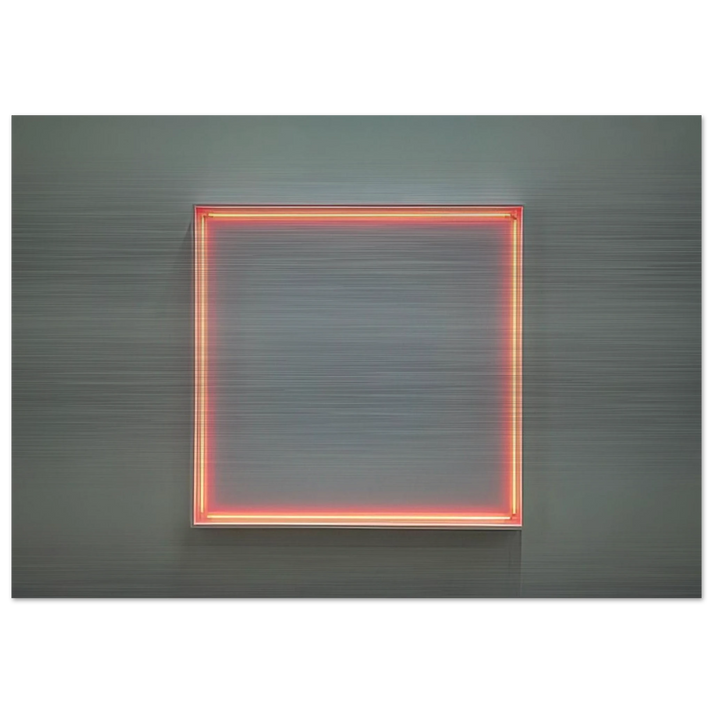 4 rythmes interférents en formant un carré - 1972 - Francois Morellet Brushed Aluminum Print - 70x100 cm / 28x40 inches | Francois Morellet Aluminum Print | Francois Morellet Prints