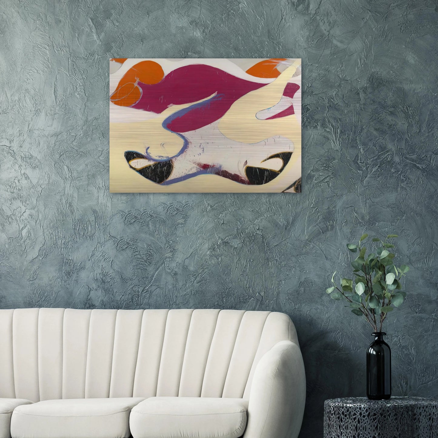 Dido - 1973 - Norman Bluhm Brushed Aluminum Print - 70x100 cm / 28x40 inches | Norman Bluhm Aluminum Print | Norman Bluhm Prints
