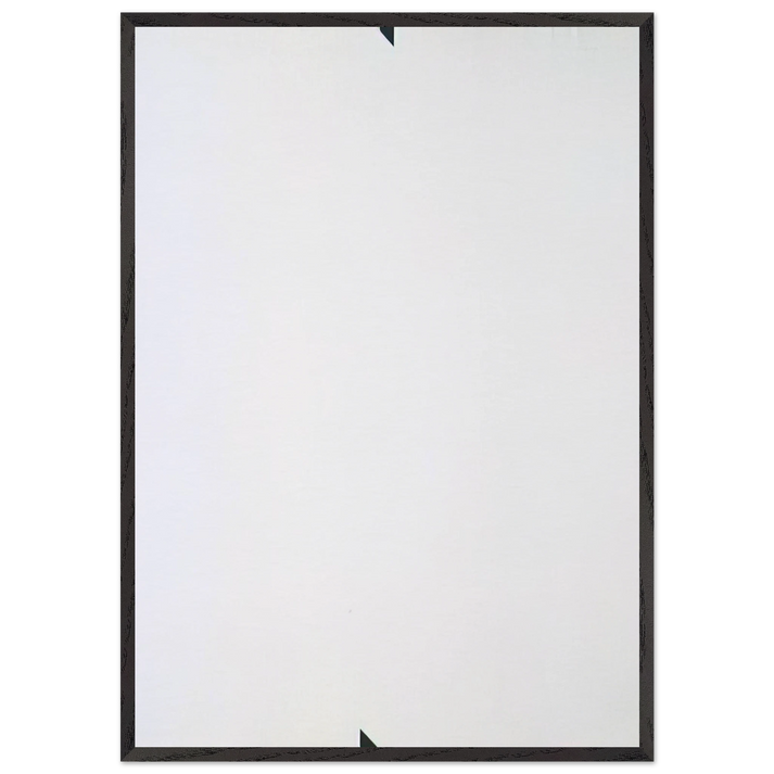 The Big N - Al Held 70x100 cm / 28x40 inches Framed Art Print – Black Wooden Frame