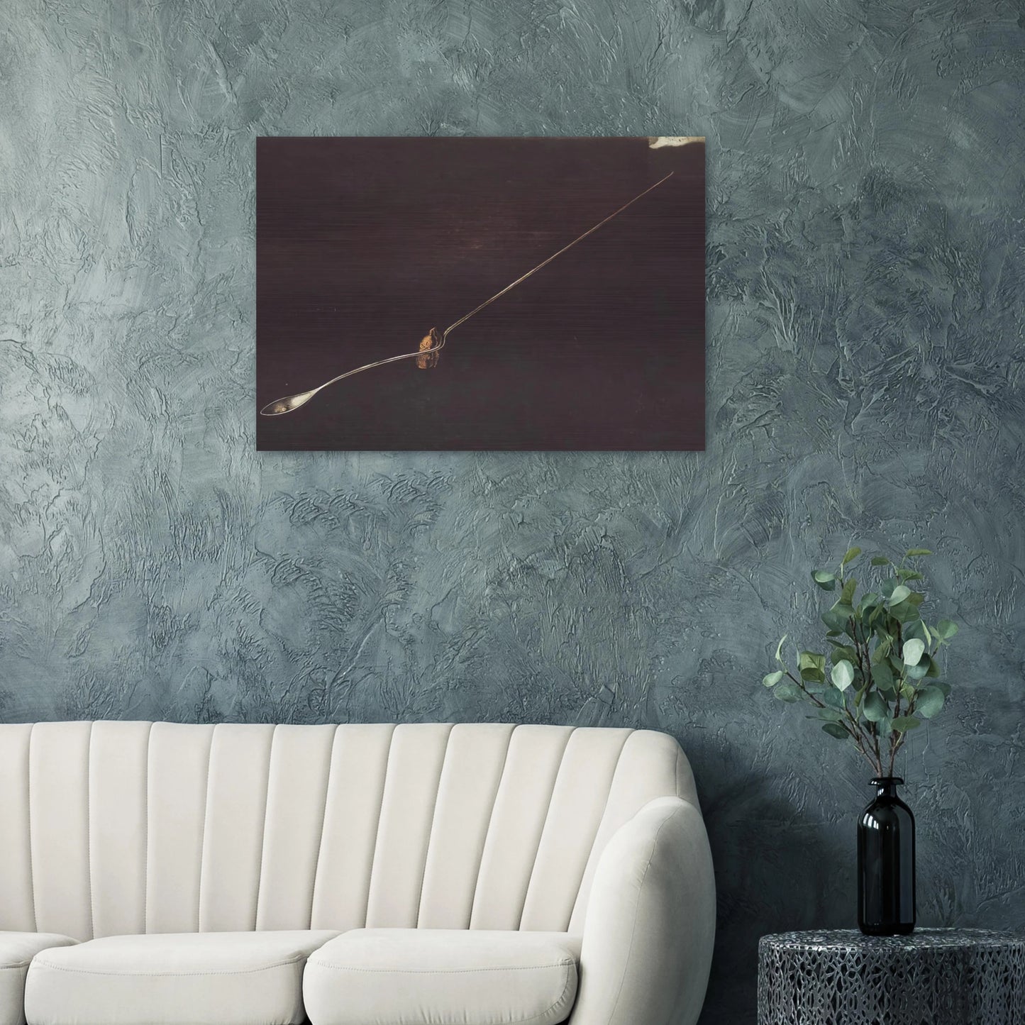 AGNOSTIC SYMBOL - Salvador Dali Brushed Aluminum Print - 70x100 cm / 28x40 inches | Salvador Dali Aluminum Print | Salvador Dali Prints