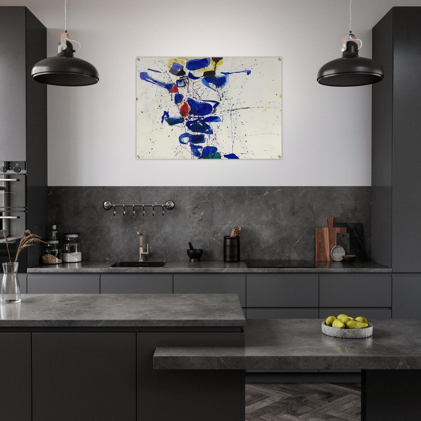 Untitled SF59-531 - Sam Francis Acrylic Print - 70x100 cm / 28x40″ inches | Sam Francis Wall Art | Sam Francis Prints