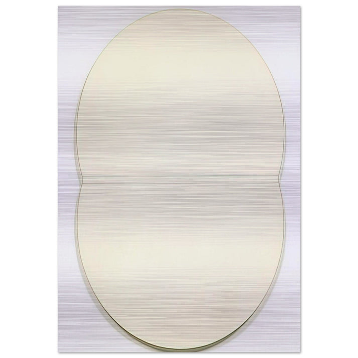 White Plaque. Bridge Arch and Reflection - Ellsworth Kelly Brushed Aluminum Print - 70x100 cm / 28x40 inches | Ellsworth Kelly Aluminum Print | Ellsworth Kelly Prints