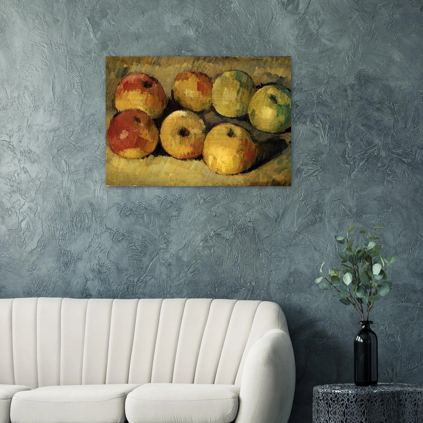 Apples - Paul Cézanne Brushed Aluminum Print - 70x100 cm / 28x40 inches | Paul Cézanne Aluminum Print | Paul Cézanne Prints