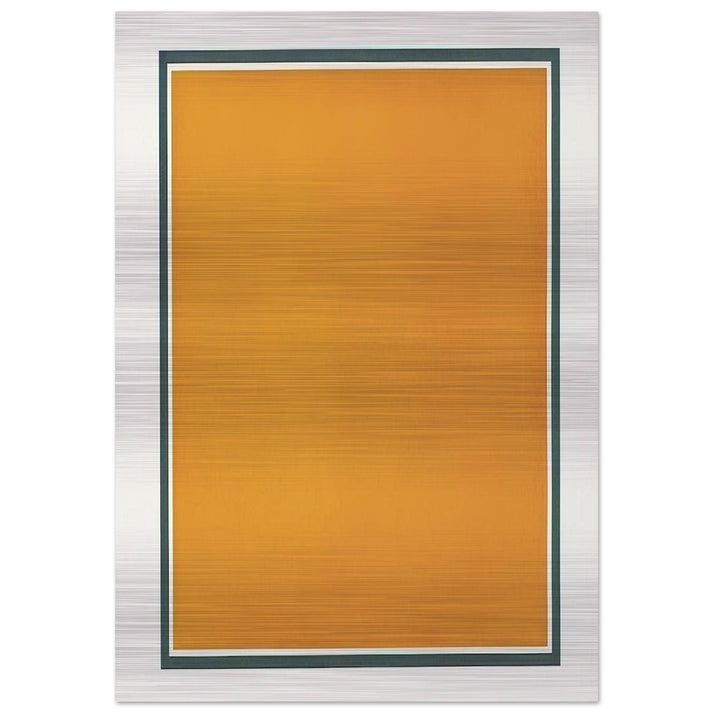 A Square With Colors Superimposed Within a Border - Sol LeWitt Brushed Aluminum Print - 70x100 cm / 28x40 inches | Sol LeWitt Aluminum Print | Sol LeWitt Prints