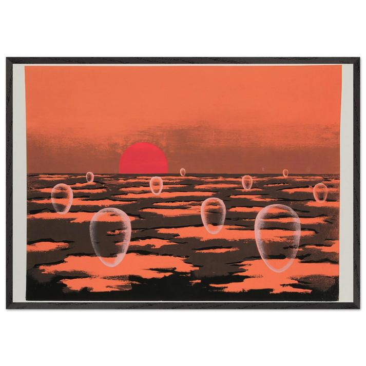 Eschantos 28 - 1977 - Clarence Holbrook Carter 70x100 cm / 28x40 inches Framed Art Print – Black Wooden Frame