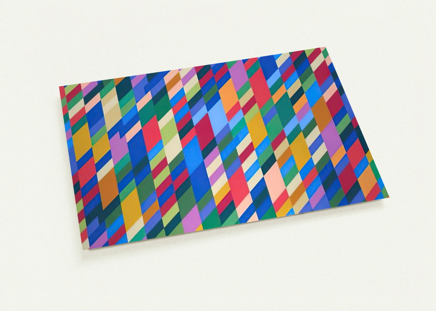NATARAJA 1993 By Bridget Riley Pack of 10 Post Cards | Bridget Riley Post Cards | A6 (10.5 x 14.8 cm) - 4.1 x 5.8 inches