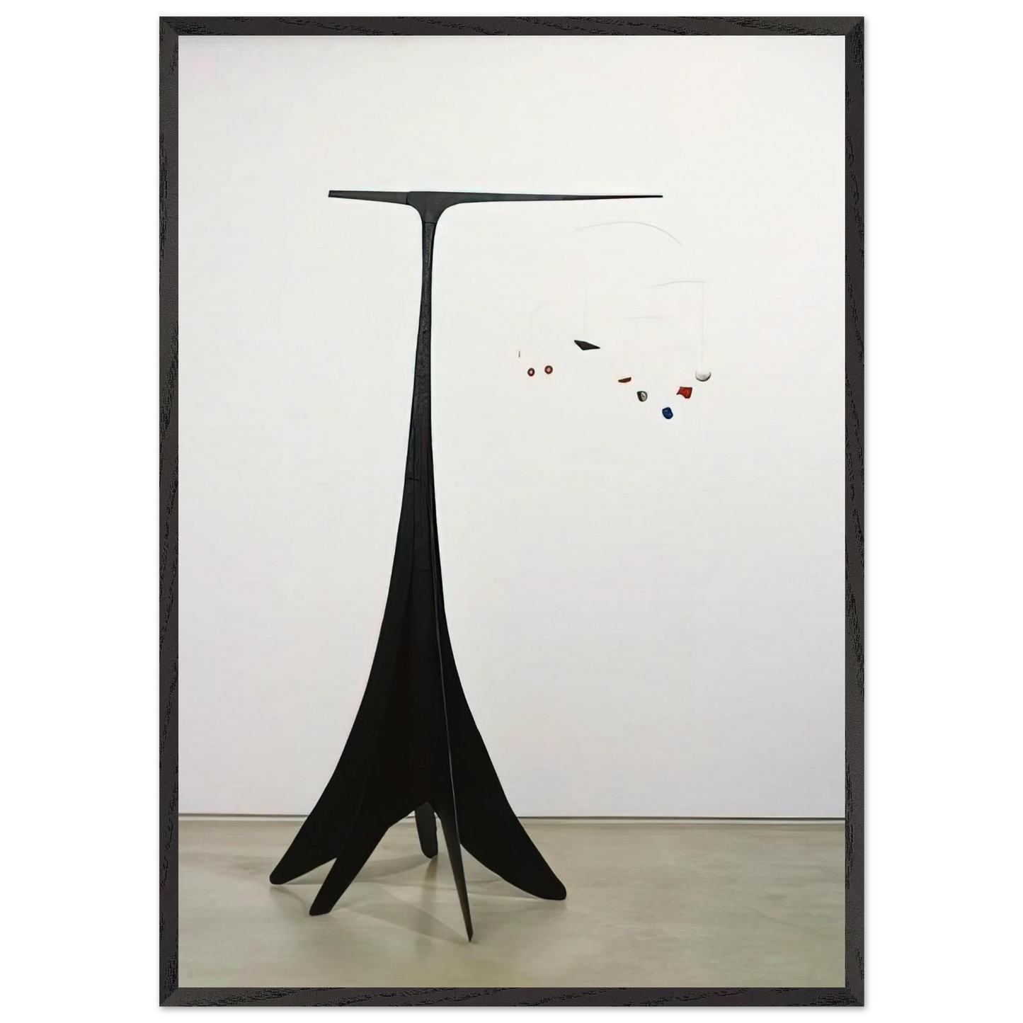 TREE 1941 - Alexander Calder 70x100 cm / 28x40 inches Framed Art Print – Black Wooden Frame