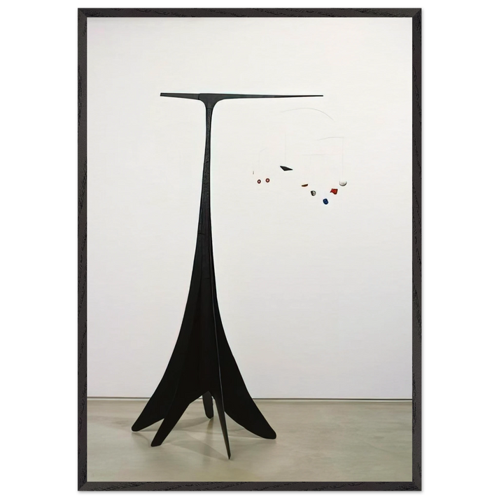 TREE 1941 - Alexander Calder 70x100 cm / 28x40 inches Framed Art Print – Black Wooden Frame