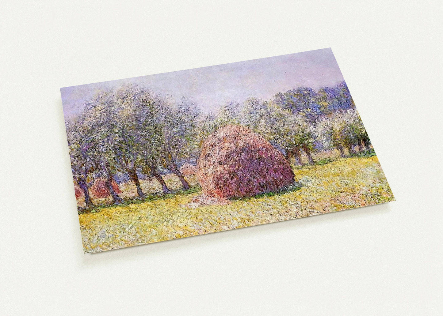 Haystack By claude monet Pack of 10 Post Cards | claude monet Post Cards | A6 (10.5 x 14.8 cm) - 4.1 x 5.8 inches