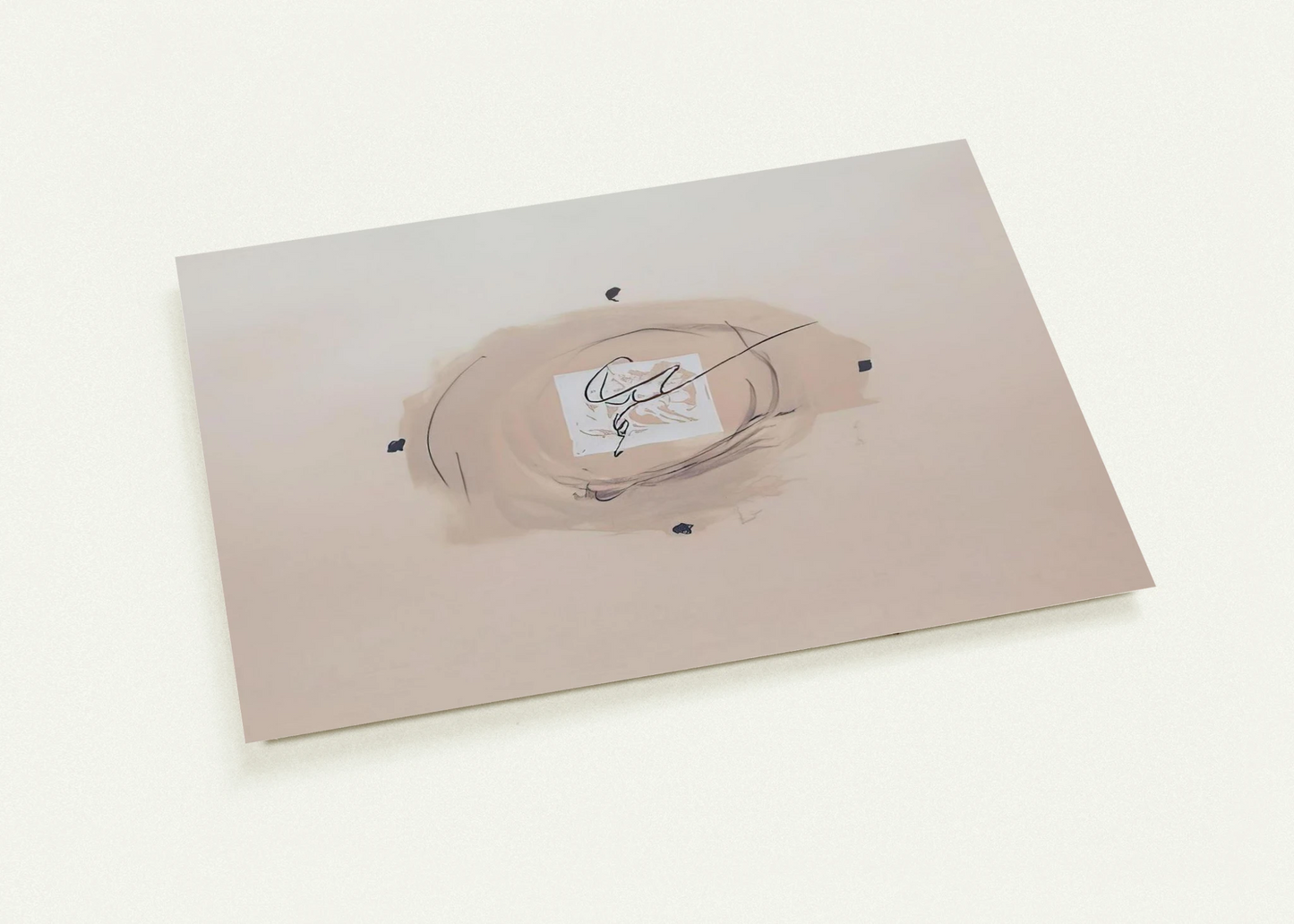 NOCTURN MATINAL 1970 By Antoni Tapies Pack of 10 Post Cards | Antoni Tapies Post Cards | A6 (10.5 x 14.8 cm) - 4.1 x 5.8 inches