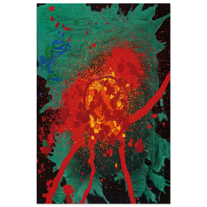 Blood Feud - 28.8.07 - 2007 - John Hoyland Art Prints - 100x150 cm / 40x60″ inches | John Hoyland Poster | John Hoyland Prints