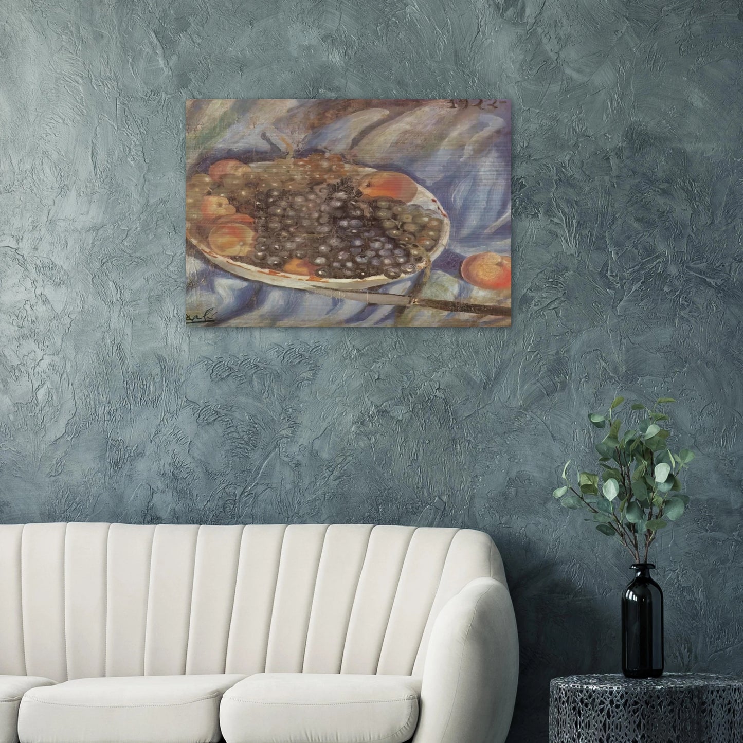 STILL LIFE 2 - Salvador Dali Brushed Aluminum Print - 70x100 cm / 28x40 inches | Salvador Dali Aluminum Print | Salvador Dali Prints