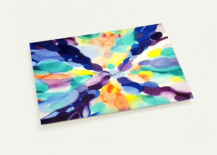 Lavender High By Alice Baber Pack of 10 Post Cards | Alice Baber Post Cards | A6 (10.5 x 14.8 cm) - 4.1 x 5.8 inches