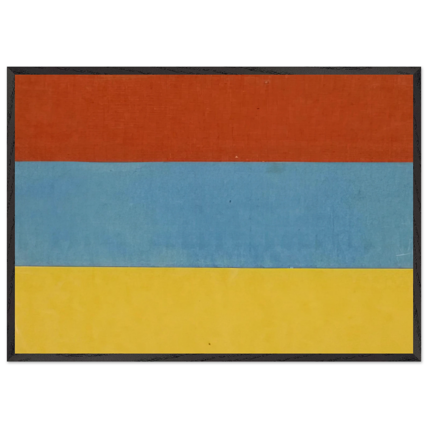 Red Blue Yellow - Ellsworth Kelly 70x100 cm / 28x40 inches Framed Art Print – Black Wooden Frame